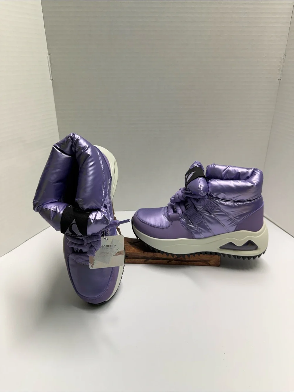 Skechers Street Uno Peaks Moon Puffz Purple Women’s  6 Sneakers 175559 No Box